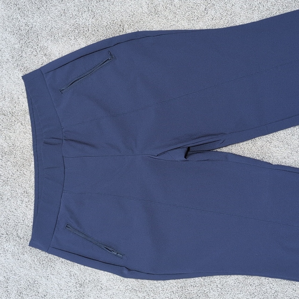 Lane Bryant Nylon Blend Wear Everywhere Straight Leg Pants Side Zip Pockets 14 - Picture 2 of 13